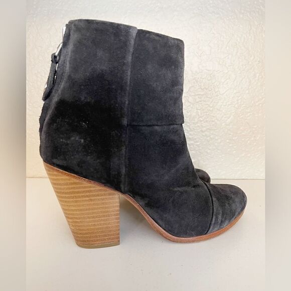 Rag & Bone Newbury Nubuck Ankle Boot, Slate 39 - Picture 4 of 10